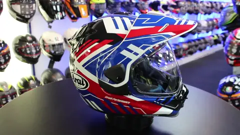 Arai Tour-X 5 Trail Motorcycle Helmet (Blue) £699.99 The Tour-X5 is a completely redesigned helmet, packed with many new features. As with everything from Arai, every improvement is made with a priority for protection. And this new model brings us ever closer to the ideal Arai shape for protection. Order now at: https://www.thevisorshop.com/en/Arai-Tour-X-5-Trail-Motorcycle-Helmet-Blue/m-39265.aspx #Arai #araihelmet #AraiTourx5 #TheVisorShop