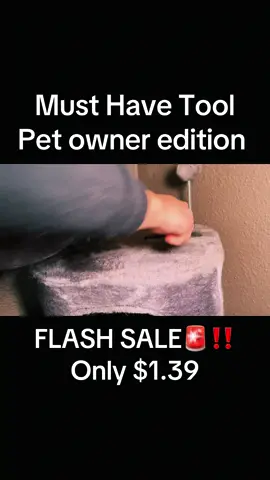 No more swipping the cat tree with you hand tryna collect all the loose hair!!!  #pets #hairreveal #viralproducts #fyp #lintremover #cattree #flashsale #musthave #petowner #supercheap #easy #pethair #removal 