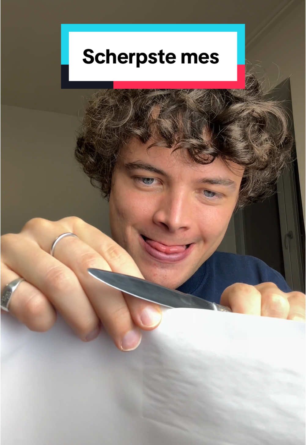 Hoe scherp krijg je een botmes in 10 minuten? 😅 #experiment 