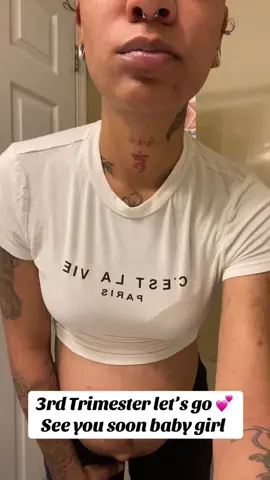 We made it! It’s definitely been times where I didnt think I could so it , simply cause I didnt want to be pregnant. But here we are & Leilani will be here soon! 