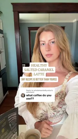 Replying to @wholeheartedly.erica no like im not being dramatic but it really is the best latte ive ever had lol i would choose to make this at home before spending money at a coffee shop. And its way healthier. #coffeeathome 