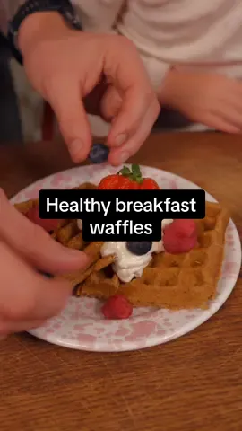 Breakfast Waffles 🧇  (5-day from scratch crash course is LIVE on saltysaltyflavours.com) Ingredients 100 g whole wheat flour (or spelt flour) 1 tsp baking powder 1/4 tsp baking soda 1/8 tsp salt 1/2 tbsp coconut sugar or maple syrup 1 large egg 120 ml milk 1/2 tsp vanilla extract 30 ml melted coconut oil or olive oil 60 g Greek yogurt Instructions: 1. Preheat the waffle iron: Set your waffle iron to medium-high heat and lightly grease it if needed. 2. Mix dry ingredients: In a large bowl, whisk together the whole wheat flour, baking powder, baking soda, and salt. 3. Mix wet ingredients: In a separate bowl, whisk the egg, almond milk, vanilla extract, coconut oil (or olive oil), and coconut sugar (or maple syrup) until well combined. Then, stir in the Greek yogurt until smooth 4. Combine: Slowly add the wet ingredients to the dry ingredients and stir until just combined. Be careful not to overmix; the batter should be slightly lumpy. 5. Cook the waffles: Pour the batter into the preheated waffle iron and cook for 3–5 minutes, until golden and crisp. #healthywaffles #breakfastwaffles #waffles #healthybreakfast 