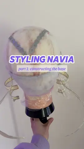 Sorry it’s taken so long but part 1 of making Navia’s wig!!💛✨ #GenshinImpact#cosplay#wigstyling#drillcurls 