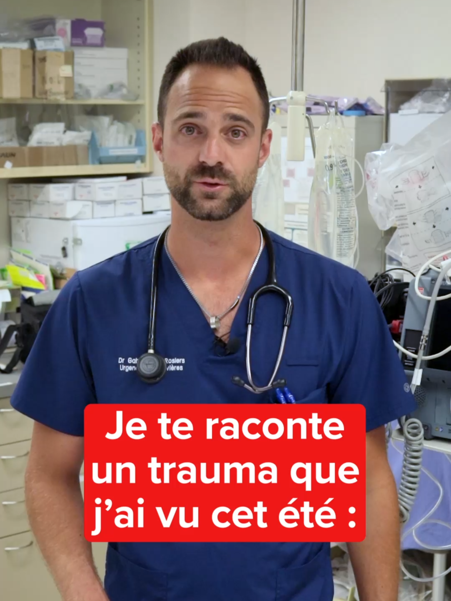 J’veux juste éviter que tu viennes me voir à l’urgence dans cet état-là #trauma #santé #accident #prudence #hôpital #médecin #ambulance