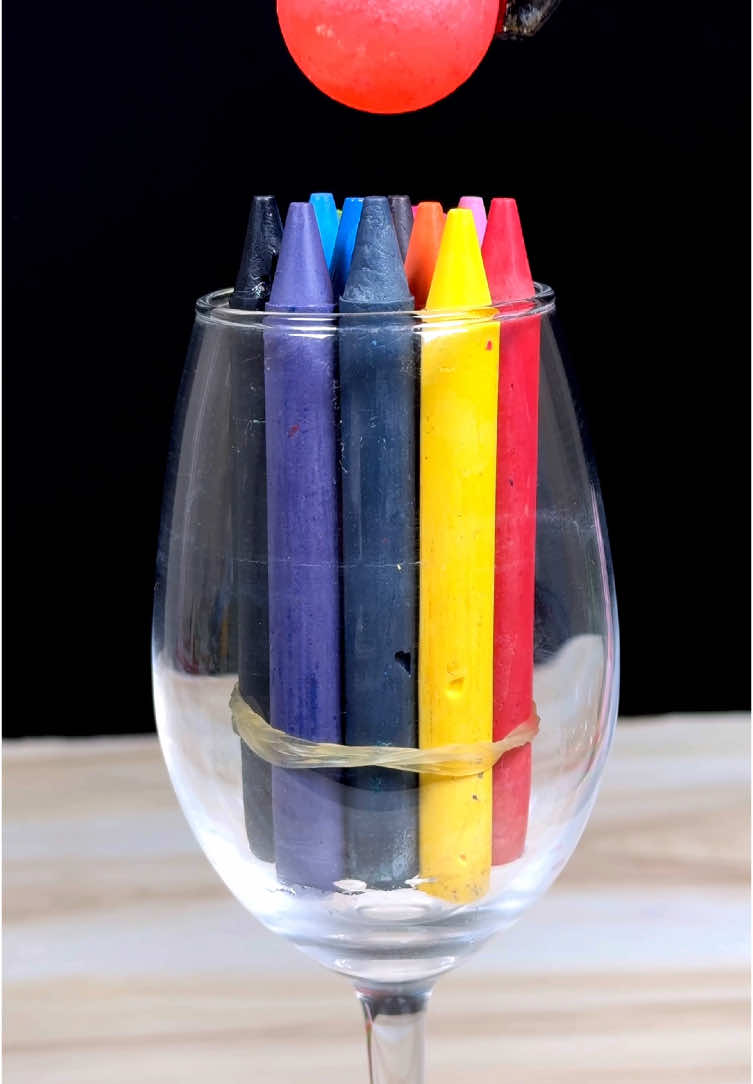 Experiments 1000°C RHCB vs Crayons 🖍️ 😱 #Science #experiment #satisfying #asmr #fyp #usatiktok