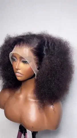 Afro Frontal curly Unit Grade 10A GHC 850 #frontalinstallation #afrowigs #bighairdontcare #gluelesswig 