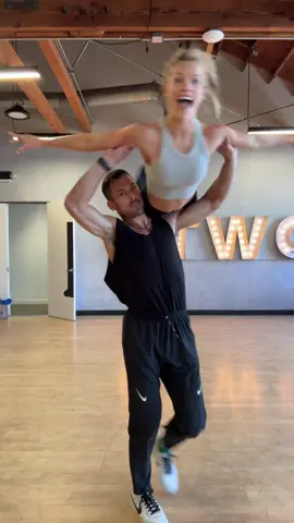 Practice makes perfect @Witney  Carson #dwts 