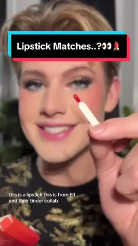 Matchstick Lipsticks.. would u use these??😅💄 (not sponsored, product was gifted!) @e.l.f. Cosmetics x @Tinder collab  #lipsticks #elfcosmetics #makeuphacks #tinder 