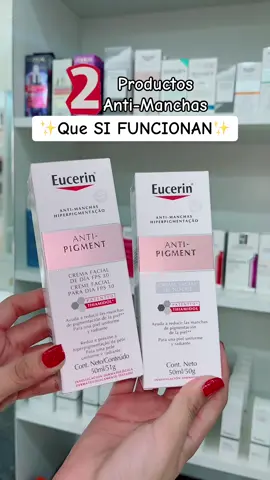 Cremas☀️🌙 Anti-Manchas Eucerin #eucerin #manchas #melasma #skincare #paratii #fyp #santacruz #bolivia #VocêNasceuParaMudar 