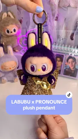 unboxing LABUBU x PRONOUNCE limited edition ✨ wings of fortune ✨ plush pendant! 💜 thank you so much for gifting this to me @POP MART US 🥹🫶🏻 i love how the outfit is removable too! 🤭 it’s the same size as the macaron Labubu plush pendants! ✨ #labubu #labubuthemonsters #labubuxpronounce #popmart #popmartunboxing 