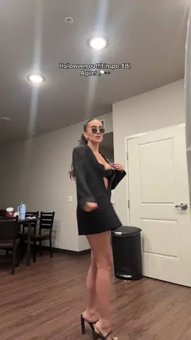 Halloween outfit inspo: FBI agent! peep the photo haha #halloweenoutfit #halloweenoutfitideas #halloweenlook #fbiagent #october 