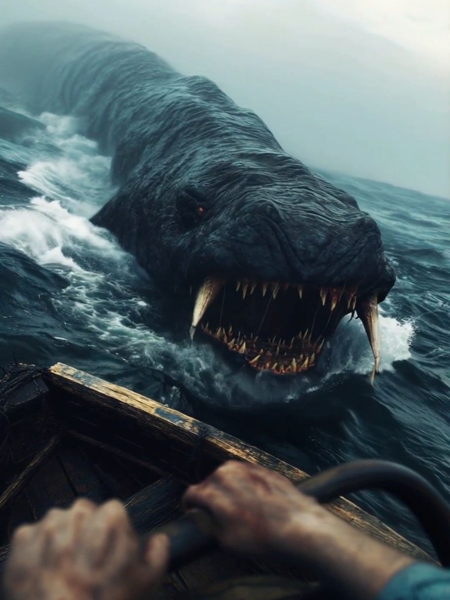 Hidden Ocean Creature 01 / 41 #OceanHorror #SeaBeast #DeepTerror #Kraken #Monsters #Abyss #Mystery #Fear #Horror #sea #ocean 