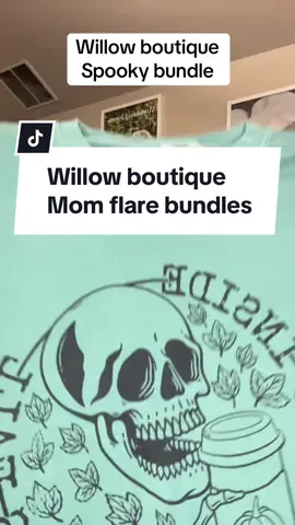 Willow boutique mom flare bundle for halloween and Christmas!! #spookybundle #northpolebundle #willowboutique #flares #boutique #mombundle #graphictees #halloween #christmas #tiktokshopblackfriday #tiktokshopcybermonday #tiktokshopholidayhaul #falldealsforyou 