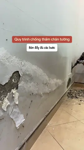 Bạn chống thấm chân tường bằng cách nào? Còn đây là cách chúng tôi chống thấm chân tường suốt 12 năm nay. #techdry #chongthamchantuong
