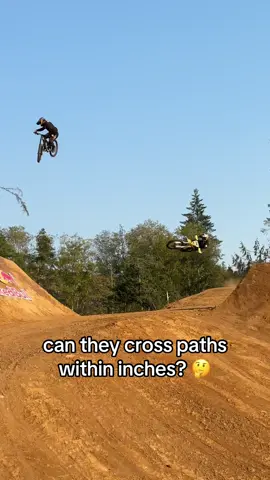 1 jump + 2 Carson’s = 1 unforgettable send 🤯   @Carson Brown 🤝 #CarsonStorch #freeride #mx #mtb 