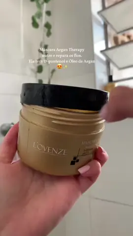 Cuidados com o cabelo com a mascara nutritiva Argan Therapy da @L’OVENZE PROFESSIONAL 😍💕💖 #cuidadoscomcabelo #rotinadecuidados #asmr #aesthetic #spaday pu.bli 
