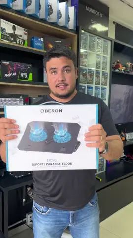 🌀 Base com cooler para notebook que salva seu setup! 💻❄️ Quer evitar superaquecimento e manter seu notebook no máximo desempenho? 🔥 Essa base com cooler é silenciosa, ajustável e super prática! Só conectar via USB e pronto. 🔌 Compatível com vários tamanhos de notebooks, ela é perfeita pra quem trabalha, estuda ou joga por horas. 📚🎮 A melhor escolha pra garantir mais conforto e durabilidade! 