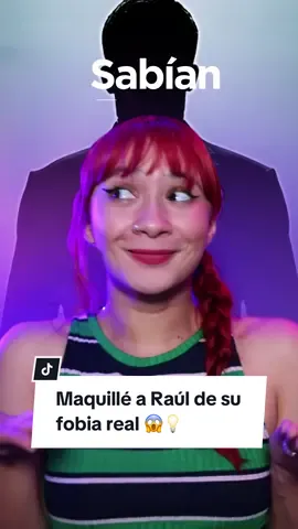 Maquillé a @Raúl Too de su fobia real: Nictofobia💡😱  Insta: ivanova_bm | #fyp #ivanova_bm #viral #fobias 