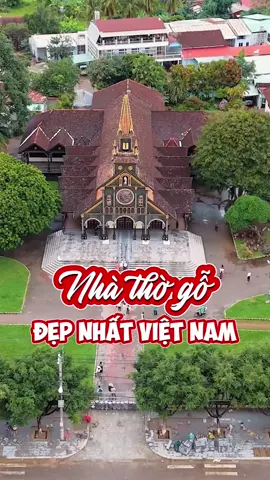 Nhà thờ gỗ đẹp nhất Việt Nam tại Kon Tum #LearnOnTikTok #tiktoktravel #dulich #bongngomario #kontum #conggiao 