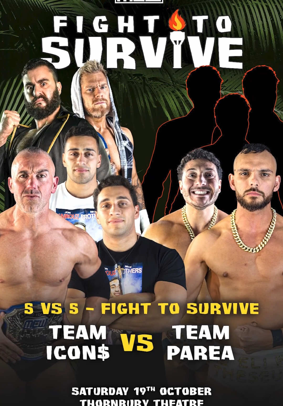 TEAM PAREA vs THE ICON$ | Coming to Melbourne for MCW Fight to Survive on October 19, The Kairouz Bros are representing the ICON$ in their first ever match. #wrestling #mcw #melbourne #WWE 