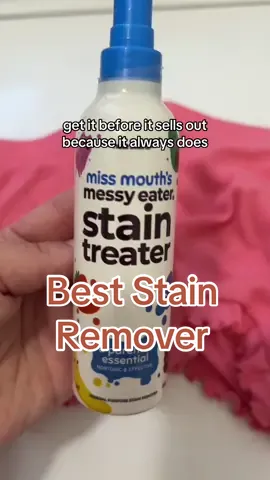The best stain remover out there for only &6 plus free shippibg #missmouthsmessyeater #missmouthsmessyeaterstainremover #laundry #laundryhack #laundryday #laundryhacks #missmouths #tiktokshopblackfriday #tiktokshopcybermonday  #falldealsforyou  #tiktokshopholidayhaul 