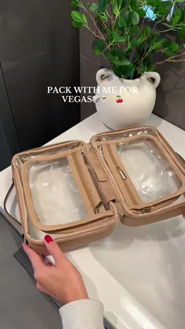 Packing pt.1 pack with me for vegas!  🔗’s on my ASF under travel beauty favs.