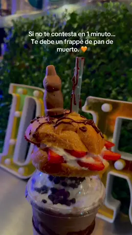 Y de Dulce rincón. 🧡 #nezahualcoyotl #crepas #cafeteria #frappe #diademuertos 
