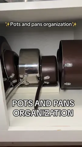 Pots and pans organization ✨ It looks so much better now and is easier to grab them! #creatorsearchinsights #potsandpansorganization #potsandpans #kitchenorganization #cabinetorganization #organizingtips #organizinghacks #kitchenstorage #falldealsforyou #tiktokshopblackfriday #tiktokshopcybermonday #tiktokshopholidayhaul 