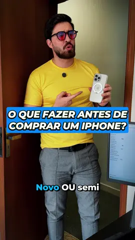 Viu como é fácil?  Sem mistério nenhum! Só seguir esses passos e você nunca mais vai ser passado pra trás quando for comprar um iPhone “novo” ou “semi-novo”.  Cuidado pra não cair no papo furado e acabar com um iPhone do perigo! 😂📱