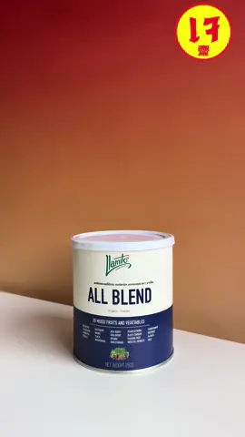 ชีวิตที่เร่งรีบไม่มีเวลาได้ทานผักทานผลไม้ลองทานเป็นตัวนี้เลยผงผักผลไม้รวม 20 ชนิด##llamito##llamitosuperfood##ผงผักรวม##ผงผักผลไม้รวม##allblend##ผงผักผลไม้