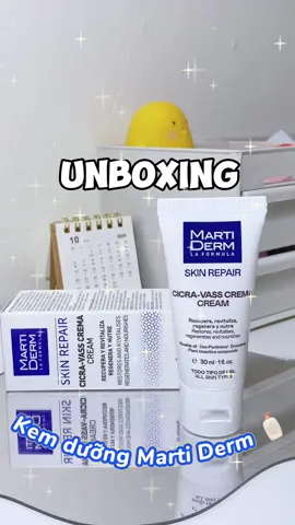 Kem dưỡng phục hồi da hiệu quả nè #unbox #review #unboxing #kemduong #kemduongam #martiderm #skin 