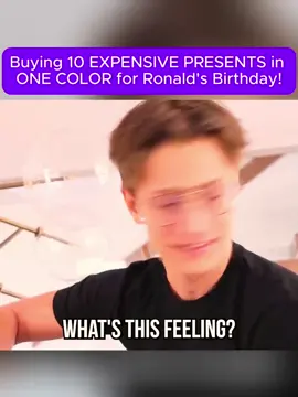 Buying 10 EXPENSIVE PRESENTS in ONE COLOR for Ronald's Birthday! #foryou #EXPENSIVE #color #ronald #Birthday