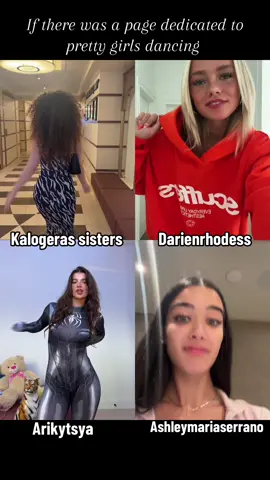 Kalogeras sisters , Darienrhodess , Arikytsya and Ashleymariaserrano #dancetiktok #foryou #ashley #dancetrend 