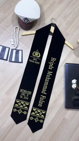 Rekomendasi selempang untuk Pelantikan Porli 👮👮‍♀️ #promoguncang1010  #selempangwisuda  #polisi