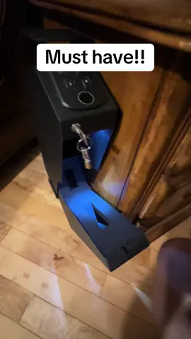 Biometric gun safe! Safety is important! #safe #pewpew #biometric #homesecurity #protection 