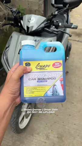Motor and car shampoo na aside sa affordable and tipid gamitin e protektado din yung mga fairings natin. #motorshampoo #carshampoo #guapoultrafoamy #guapoultrafoamycarmotorshampoo #fypシ #foryou 