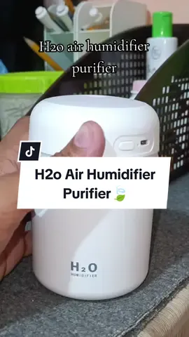 H2o Air Humidifier purifier with aesthetic lights #airhumidifier #airpurifier #humidifier #homemusthave #carhumidifier 
