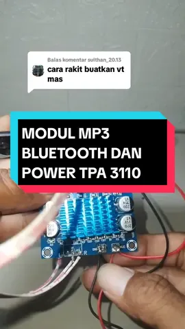 Membalas @sulthan_20.13 MODUL MP3 BLUETOOTH dan power TPA 3110 XH A232  60W 2X30W  #modulbluetooth  #powertpa3110  #elektronik #bluetooth 