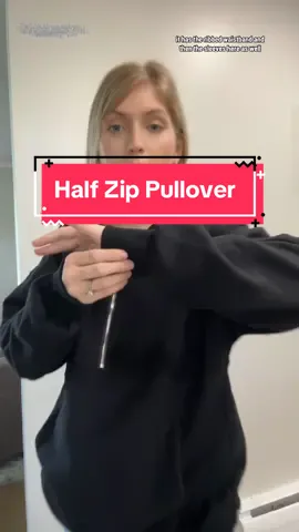 I love this half zip pullover because it is so comfortable and all the little extra details on it just add to it! #halfzippullover #falldealsforyou #tiktokshopblackfriday #tiktokshopcybermonday #tiktokshopholidayhaul 