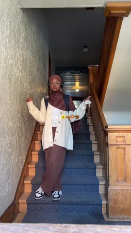 ✨🌼🍂🍄‍🟫🤎 . #hijabiootd #hijabi #brownfit #modestfashion #hijabioutfits #firstdayofschool #uniootd 