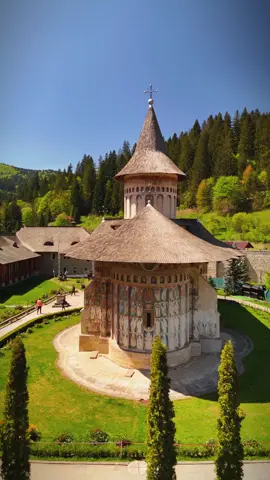 Voroneț Monastery ⛪  #romania #romania🇷🇴 #church #churchtiktok #drone #dji #Vlog #travelvlog 