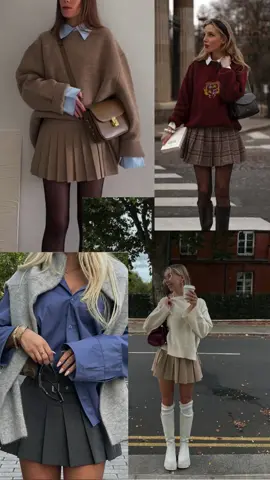 New season, new fit 🍁C'est la minijupe plissée qui est la star de la saison💥   #pullandbearcommunity  #stradivarius #stradilooks #bershka #bershkastyle #autumnoutfit #falloutfit #IndigoFashion