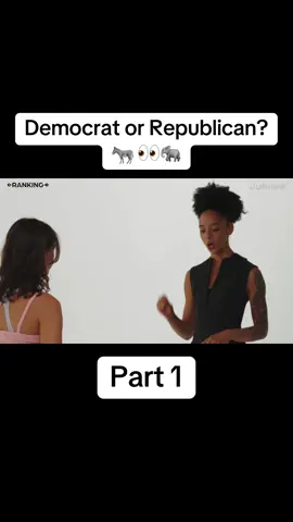 Swiping By Democrat or Republican feat @Amala 💕 #ranking #jubilee #fy #gop #democrats 