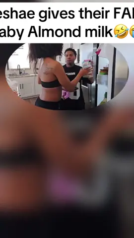 Deshae gives their FAKE baby almond milk🤣🤣 #deshaefrost #deshaefrostclips #deshae #ekane #ekanelive #CapCut 