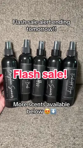 Flash Sale ending tomorrow*!! I know I talk about these a lot but I’m not kidding they are soo good! #homefragrance #supportsmallbusiness #holidaydeals #holidayshopfinds #shopfinds #flashsale #linenspray #mavwicks   *ends oct 5th #MLBB8TH 