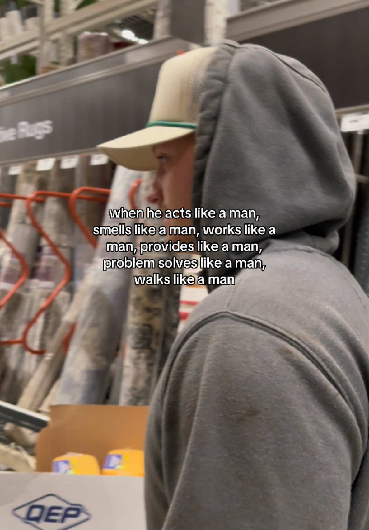 romanizing him walking in home depot