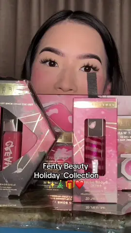 @Fenty Beauty HOLIDAY MAKEUP COLLECTION🎄🎁 #fentybeauty #fentybeautyholidaycollection #fentybeautyholidayset #holidaymakeup #holidaymakeup2024 #holidaysets #limitededitionmakeup 