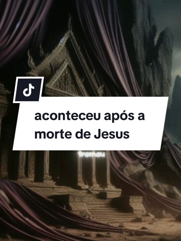 Descubra os eventos sobrenaturais que marcaram o momento após a crucificação de Jesus. Uma narrativa cheia de mistério e reverência.  #jesus #morte #biblia #curiosidades #historia 