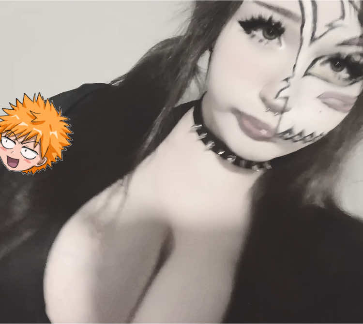 NEVER attempting this makeup again it was so bad and to hard kay m s #bleach#ichigohollowmask#anime#soulreaper #meowmeowmeow#egirl#alternative#gothgirl#spikez#chubby#ermwhat#fypシ#fypviral#fyp#foryou#foryoupage#fypシ゚viral