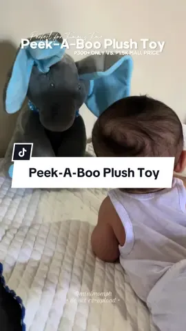 PEEK-A-BOO ELEPHANT TOY! 🫣🤗✨ Perfect for tummy time and playmate for your Little One! 🤍 #peekaboo #peekabooelephant #plushtoy #babytoys #tummytime #babiesoftiktok #MomsofTikTok #babyrecos #tiktokfinds #giftideasforkids #fyp #fypシ #fypシ゚viral #fypage #foryou #foryoupage #trending #viral 